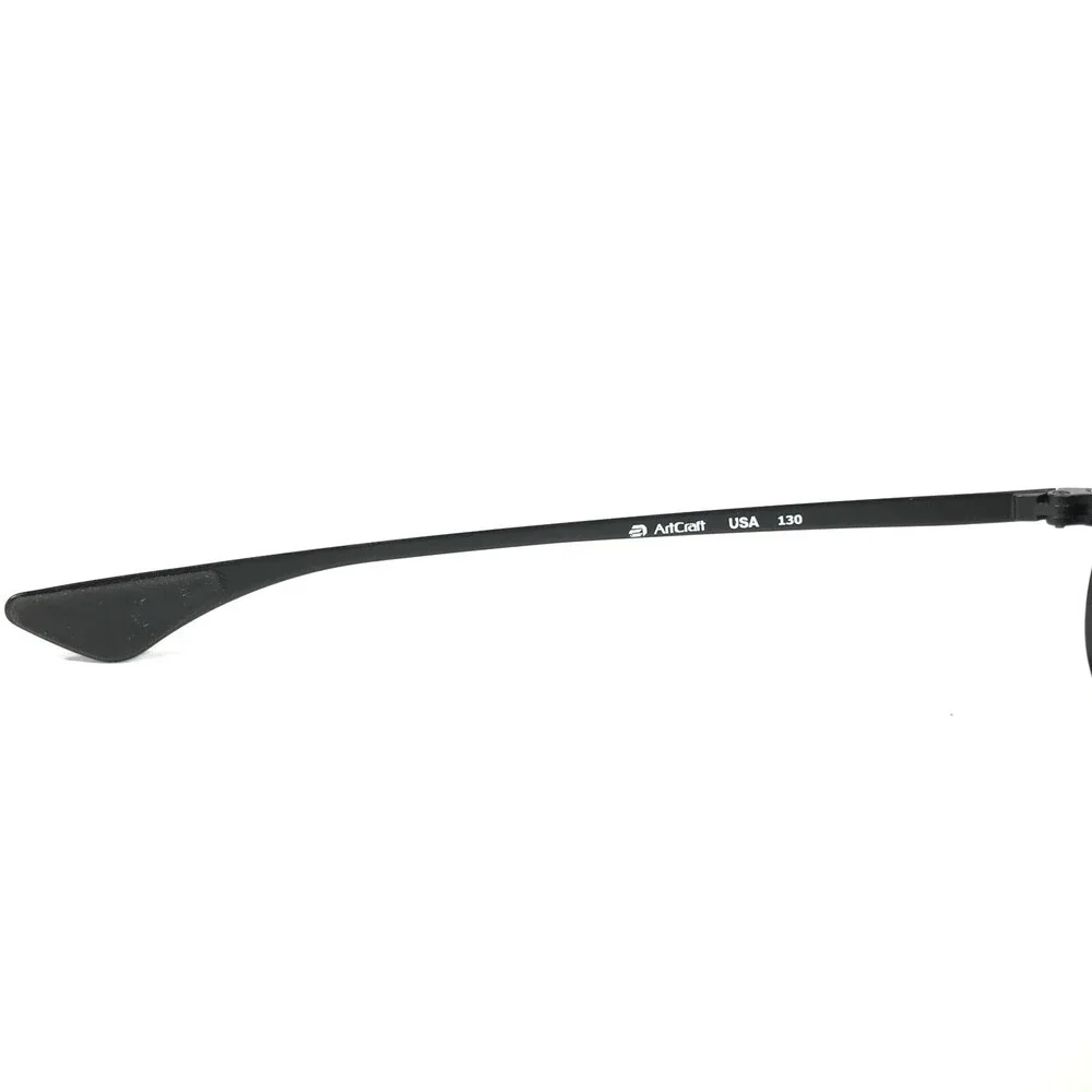 Artcraft JS Aviator Sunglasses Frames Black Round Full Wire Rim 49-22-130